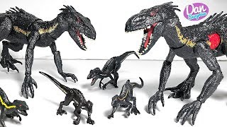 18 Indoraptors Dinosaur Collection of Jurassic World Fallen Kingdom Dinosaur Action Figures [upl. by Nehgaem527]