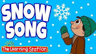 Snow Song ♫ What Is Snow ♫ Flurries Whats a Blizzard ♫ Kids Songs by The Learning Station [upl. by Nosnar232]