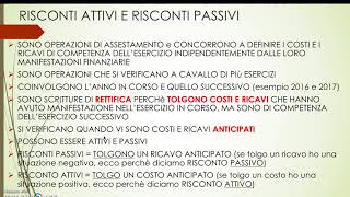 RISCONTI ATTIVI E PASSIVI PARTE 13 [upl. by Lebazej75]