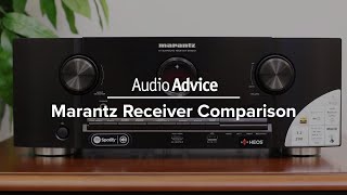 Marantz Receiver Comparison NR1508 NR1608 SR5012 SR6012 [upl. by Eillam171]