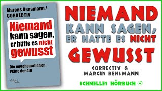 Niemand kann sagen er hätte es nicht gewusst  Correctiv amp Marcus Bensmann Hörbuch auf Deutsch [upl. by Hung963]