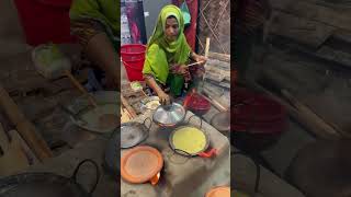 Delicious Chapti Pitha Making in roadside market 😋foodlover spicy chaptipitha tasty streetfood [upl. by Salter719]