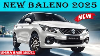 New BALENO 2025 Updated Model Maruti Suzuki BALENO Sigma Base Model 2025 White Colour dreamcar [upl. by Bloem259]