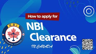 How to apply for NBI clearance in Canada  Filipino Lawyer [upl. by Charteris]