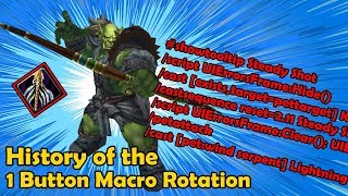 History of The 1 Button Macro Hunter Rotation In TBC [upl. by Yleek39]