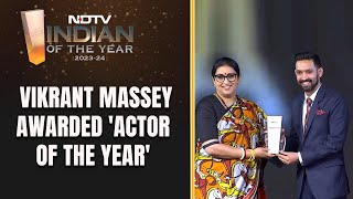 Vikrant Massey Is NDTVs Actor Of The Year  NDTV Indian Of The Year Awards [upl. by Lorolla941]