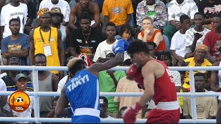 ALL AFRICA GAMES 2023  GHANA’S SAMUEL TAKYI KNOCKS OUT MOROCCAN IN BOXING [upl. by Loresz]