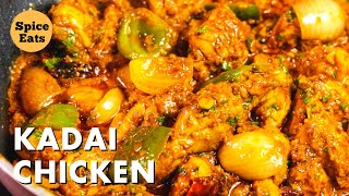 KADAI CHICKEN RECIPE  KADAI CHICKEN MASALA RECIPE [upl. by Noffets847]