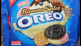 Banana Split Oreo Review [upl. by Lecia987]