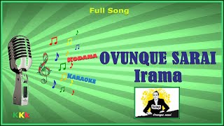 Ovunque sarai  Irama  Karaoke Brano completo  Testo  Kodana Karaoke [upl. by Marquet175]