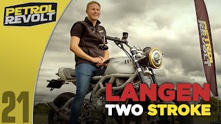 Langen 2stroke Cafe Racer  Test ride and review [upl. by Kermit]