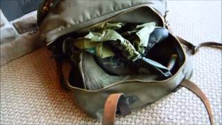 Filson Outfitter Bag 238  Packing for fly fishing trip [upl. by Gavrilla]