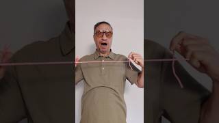 Interesting rope and nice magic trick youtubeshorts short viralvideo magic magic [upl. by Narra760]