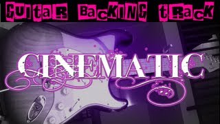 Cinematic Ambient Guitar Backing Track Gm  60 bpm  MegaBackingTracks [upl. by Airyk835]