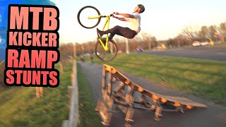 MTB KICKER RAMP STUNTS AND CAKE ELECTRIC MOTOCROSS BIKE [upl. by Edwards]