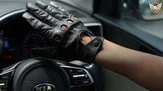 Leatherick Classic Soft Leather Driving Gloves for Men  Perforated Breathable amp Stylish [upl. by Saul]