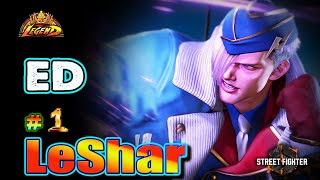 SF6 🔥 LeShar ED 1 Master Mind Gameplay amp Big Combos 🔥Best Ranked Match🔥Sf6 DLC Replays🔥 [upl. by Yelsew]