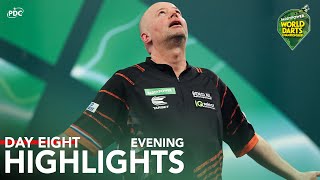 INCREDIBLE STANDARD  Day Eight Evening Highlights  202324 Paddy Power World Darts Championship [upl. by Kcirddehs823]