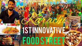 Discover Karachi New Food Street  First Innovative Food Street in Karachi [upl. by Disharoon367]