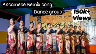 Assamese Remix song group dance [upl. by Llenad474]