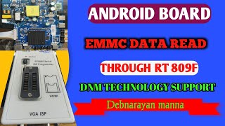 Android smarttv emmc databackup read Through RT809f programar with securecrt [upl. by Hui]