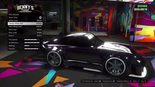 Colored chrome paint job on Comet Retro Custom GTA5 Online [upl. by Hillyer]