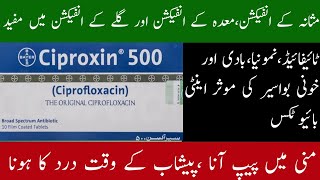 ciproxin 500 tablet uses in urdu  ciproxin 500mg tablet uses in urdu  ciprofloxacin tablets uses [upl. by Suivatco]