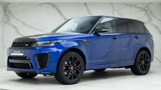 2022 Range Rover Sport 50 SVR Carbon Edition  Estoril Blue  Walkaround  Engine amp Exhaust Sound [upl. by Lapham468]