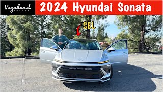 2024 Hyundai Sonata SEL REVIEW WHAT WE GET ON THE NEW UPDATED SONATA [upl. by Hatty]