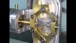 Stirling Engine with Rhombic Drive highspeed [upl. by Armalda303]