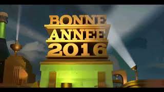 Bonne Annee 2016 Logo with Fanfare Crossover with sounds [upl. by Secnarfyram206]