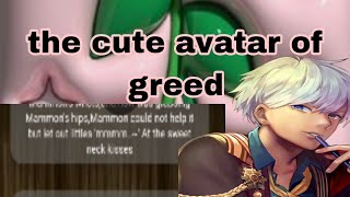 Obey me textthe cute avatar of greed [upl. by Bolten]