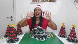 ÁRVORE DE NATAL COM BALAS  PRESENTE  FAÇA VOCÊ MESMO DIY [upl. by Maclean]