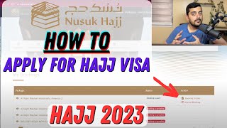 How to Get Hajj 2023 Visa on Nusuk Hajj and QampA Nusuk Hajj Packages Quota hajj [upl. by Otrebire]