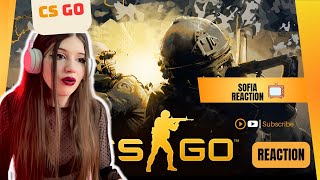 Girls reaction  Counter Strike Global Offensive Trailer [upl. by Tormoria655]