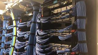 Data Center Cat6 patch panel terminations [upl. by Perrie902]