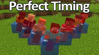 TOP 3000 PERFECT TIMING MOMENTS IN MINECRAFT When the Timing is PERFECT [upl. by Enaej]