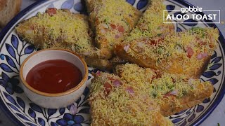 Gobble  How To Make Aloo Toast  Quarantine Recipes [upl. by Chancelor]