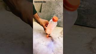 Potassium parmangnate and glycerin in pack bottleexperiment trending trendingshorts shortvideo [upl. by Bette]