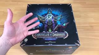 Chronicles of Drunagor Age of Darkness All In Unboxing [upl. by Elehcar]