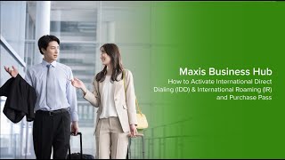 Maxis Business Hub How to Activate IDD amp Roaming and Purchase Pass [upl. by Onaicram]