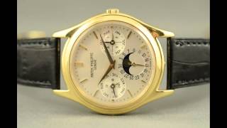 Patek Philippe Perpetual Calendar 3940  CLASSIC VINTAGE LUXURY WRIST WATCHES [upl. by Kreit]