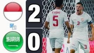 Indonesia vs Saudi Arabia 20 Highlights AFC World Cup Qualifiers November 19th 2024 [upl. by Quincey]