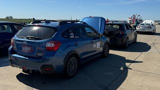 Tire Rack SCCA Crows Landing ProSolo right course 4212024  Subaru Crosstrek [upl. by Esorlatsyrc]