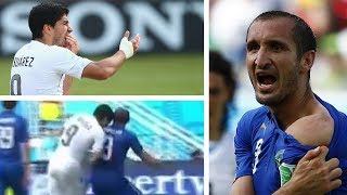 SUÁREZ BITES CHIELLINI  My Thoughts [upl. by Adnolahs912]