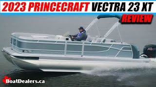 2023 Princecraft Vectra 23 XT pontoon boatreview [upl. by Acinorehs437]