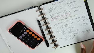 Budget With Me Debt Pay Off Plan 2018  EMichelle [upl. by Reidar]