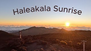 Haleakala Sunrise 10000 feet above sea level [upl. by Nnaesor]