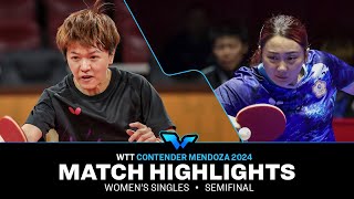 Huang Yi Hua vs Cheng Hsien Tzu  WS SF  WTT Contender Mendoza 2024 [upl. by Nabla281]