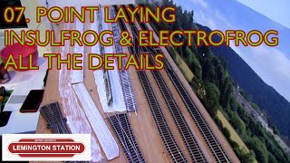 07 HOW I SOLDERED MY ELECTROFROG AND INSULFROG POINTS AND A PROGRESS UPDATE [upl. by Aleksandr683]